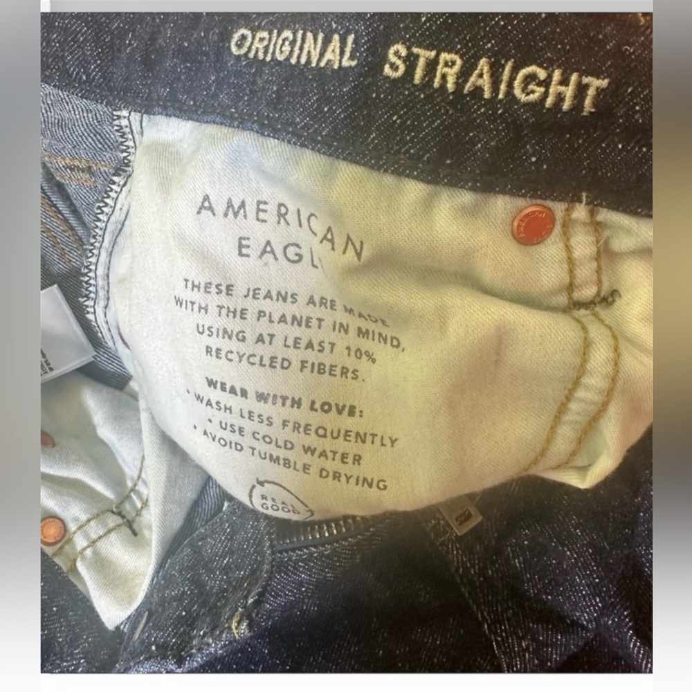 American Eagle Men’s Original Straight Jeans - 29x30 - Picture 5 of 10